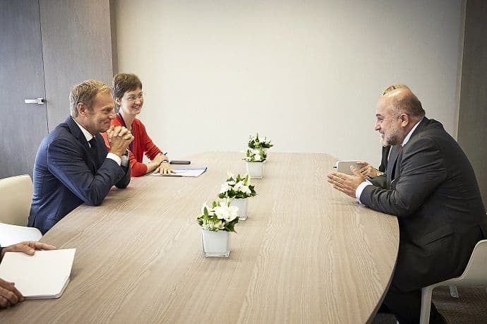 Tusk sa Šarkićem: Crna Gora najbolje pripremljena Tusk sa Šarkićem: Crna Gora najbolje pripremljena
