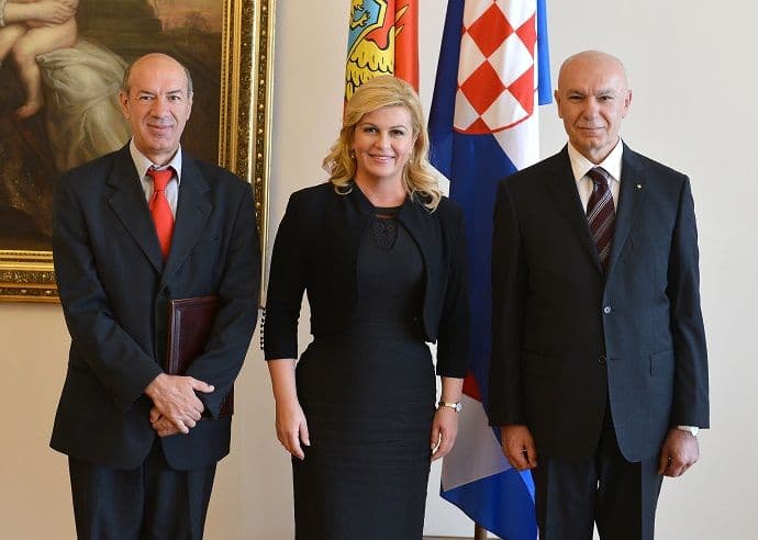 Ambasador Boro Vučinić predao akreditivna pisma predsjednici Hrvatske Ambasador Boro Vučinić predao akreditivna pisma predsjednici Hrvatske