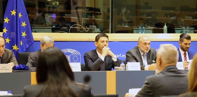 Pajović sa EU parlamentarcima Pajović sa EU parlamentarcima