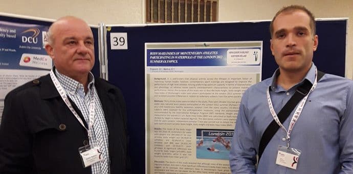 Naučni rad o crnogorskim vaterpolistima na konferenciji u Belfastu Naučni rad o crnogorskim vaterpolistima na konferenciji u Belfastu