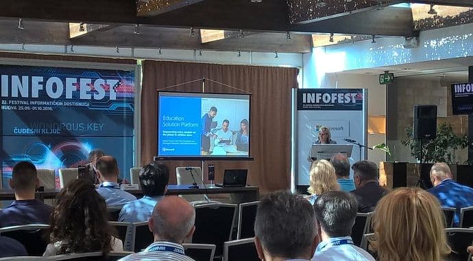 Majkrosoft predstavio najsavremenija ''Cloud'' rješenja na 23. Infofestu u Budvi Majkrosoft predstavio najsavremenija ''Cloud'' rješenja na 23. Infofestu u Budvi