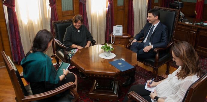 Pajović primio novoimenovanu ambasadorku Francuske Pajović primio novoimenovanu ambasadorku Francuske