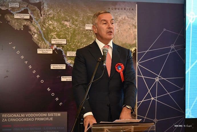 Đukanović: Regionalni vodovod i Porto Montenegro najznačajnije investicije u protekloj deceniji Đukanović: Regionalni vodovod i Porto Montenegro najznačajnije investicije u protekloj deceniji