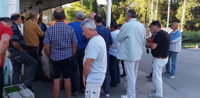 Još jedan mirni protest radnika iz Bijele Još jedan mirni protest radnika iz Bijele