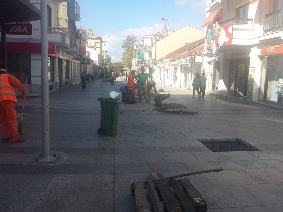 Hercegovačka ulica: Iskopano 19 rupa, kreće sadnja kamfora (FOTO) Hercegovačka ulica: Iskopano 19 rupa, kreće sadnja kamfora (FOTO)