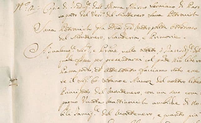 Crnogorski pasoš iz 1751. godine: Potvrda slobodnog knjaževstva Crne Gore Crnogorski pasoš iz 1751. godine: Potvrda slobodnog knjaževstva Crne Gore