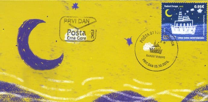 Nova poštanska markica i koverat povodom „Radosti Evrope“ Nova poštanska markica i koverat povodom „Radosti Evrope“