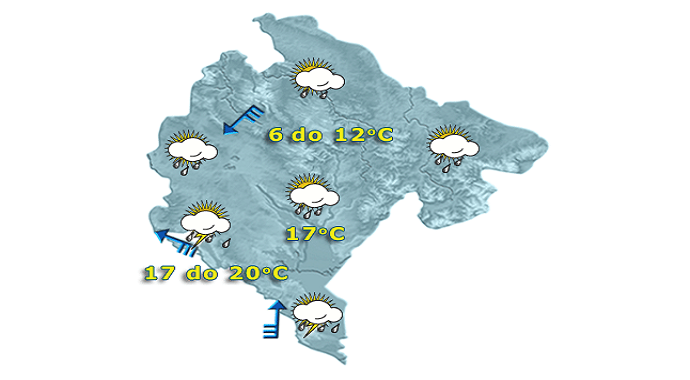 Evo kad nas očekuje prestanak padavina Evo kad nas očekuje prestanak padavina