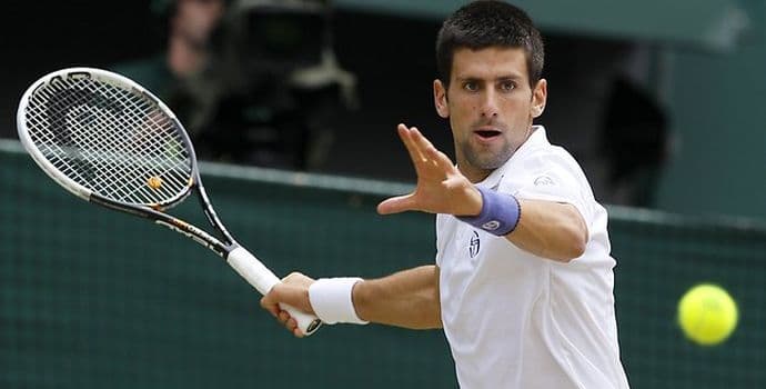 VIDEO: Federer kao "skupljač loptica" na treningu Đokovića VIDEO: Federer kao "skupljač loptica" na treningu Đokovića