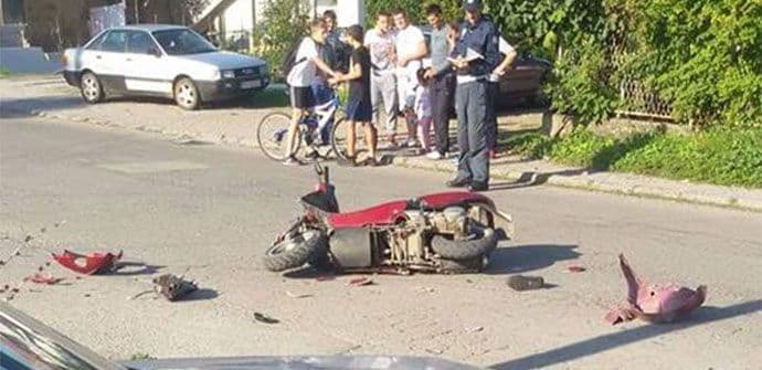 Težak udes na Koniku: Povrijeđen motociklista Težak udes na Koniku: Povrijeđen motociklista