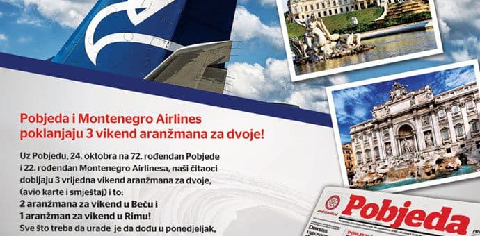 Brojni pokloni uz rođendansko izdanje Pobjede 24. oktobra Brojni pokloni uz rođendansko izdanje Pobjede 24. oktobra