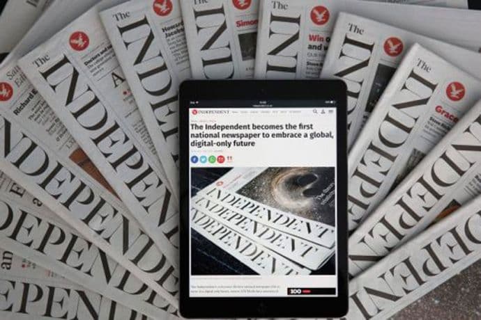 "Indipendent" ostvaruje profit otkad ima samo veb izdanje "Indipendent" ostvaruje profit otkad ima samo veb izdanje