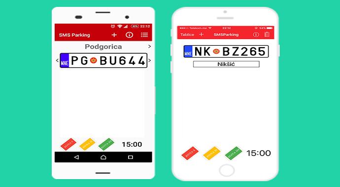 Besplatna aplikacija za iOS i Android za plaćanje parkinga u CG Besplatna aplikacija za iOS i Android za plaćanje parkinga u CG