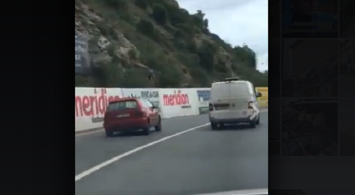 Golfom preko pune u krivini (Video) Golfom preko pune u krivini (Video)