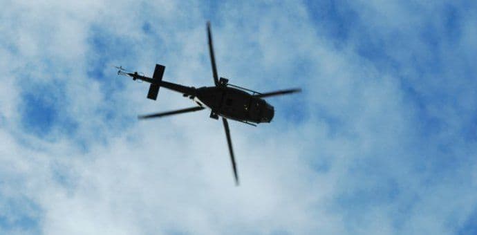 Oboren turski helikopter Oboren turski helikopter