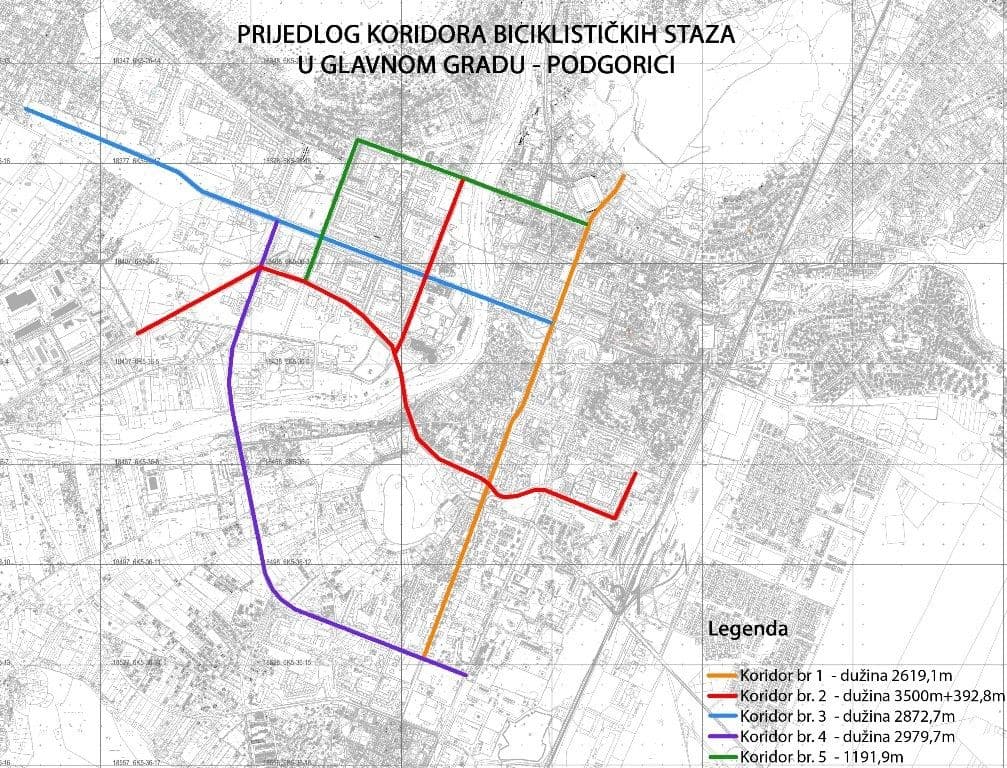 IZVJEŠTAJ: Podgorica će dobiti mrežu biciklističkih staza IZVJEŠTAJ: Podgorica će dobiti mrežu biciklističkih staza