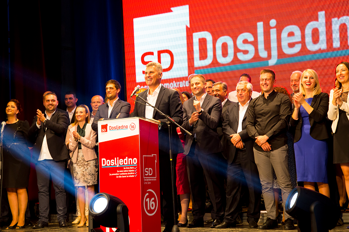 Brajović, Lazović, Šehović i Orlandić u pregovaračkom timu SD-a Brajović, Lazović, Šehović i Orlandić u pregovaračkom timu SD-a