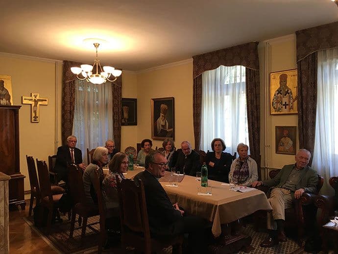 Amfilohije primio delegaciju Austrijske narodne partije i grčkog ambasadora Amfilohije primio delegaciju Austrijske narodne partije i grčkog ambasadora