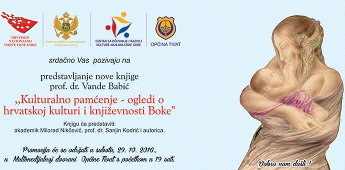 "Kulturalno pamćenje" Vande Babić u Tivtu "Kulturalno pamćenje" Vande Babić u Tivtu
