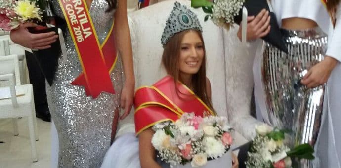 Tea Babić izabrana za Mis Crne Gore Tea Babić izabrana za Mis Crne Gore