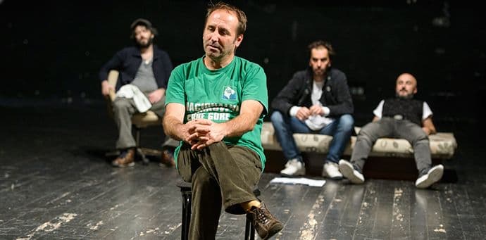 Praizvođenje Šilingovog komada "Dokle pogled seže" u "Zetskom domu" Praizvođenje Šilingovog komada "Dokle pogled seže" u "Zetskom domu"