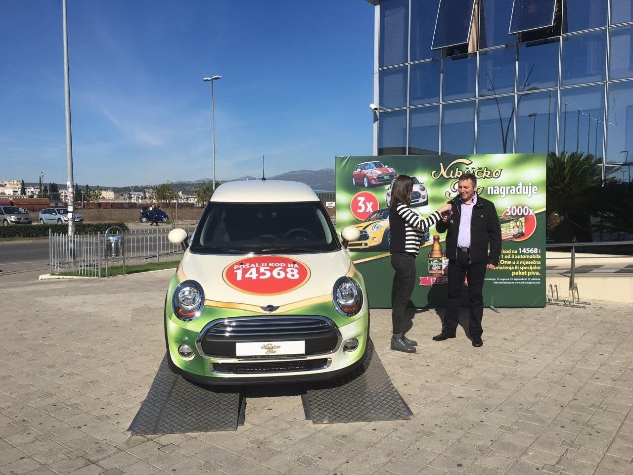 Podgoričanin poslao 3.000 kodova i dobio Mini One automobil Podgoričanin poslao 3.000 kodova i dobio Mini One automobil