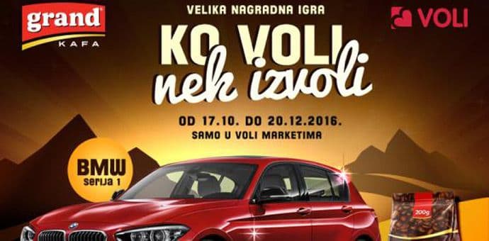 Ko VOLI nek izvoli: Osvojite BMW u nagradnoj igri! Ko VOLI nek izvoli: Osvojite BMW u nagradnoj igri!
