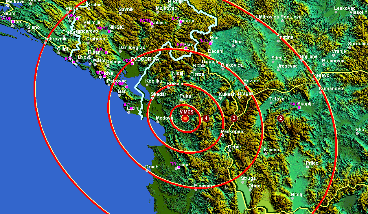 Zemljotres se osjetio i u Crnoj Gori, jačina tri stepena Rihtera Zemljotres se osjetio i u Crnoj Gori, jačina tri stepena Rihtera