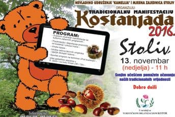Tradicionalna stolivska kostanjada u nedjelju