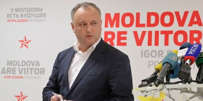 Moldavija: Proruski kandidat Dodon proglasio pobjedu Moldavija: Proruski kandidat Dodon proglasio pobjedu
