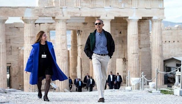 Obama u Atini obišao Akropolj Obama u Atini obišao Akropolj