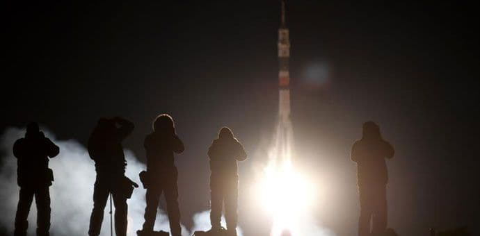 Sojuz sa tri astronauta se ponovo uputio u svemir Sojuz sa tri astronauta se ponovo uputio u svemir