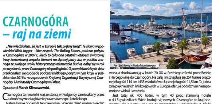 Poljski magazin: Crna Gora, raj na zemlji Poljski magazin: Crna Gora, raj na zemlji