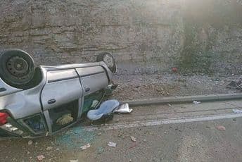 Saobraćajna nesreća na putu Nikšić - Grahovo (Foto)