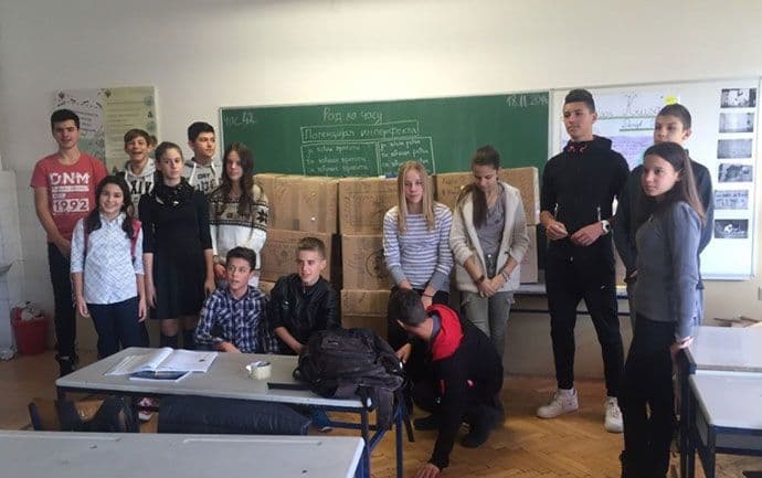 Pomoć podgoričkih osnovaca za ugrožene u poplavama Pomoć podgoričkih osnovaca za ugrožene u poplavama