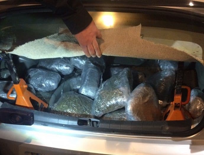 Na Božaju zaplijenjeno 20 kilograma skanka Na Božaju zaplijenjeno 20 kilograma skanka