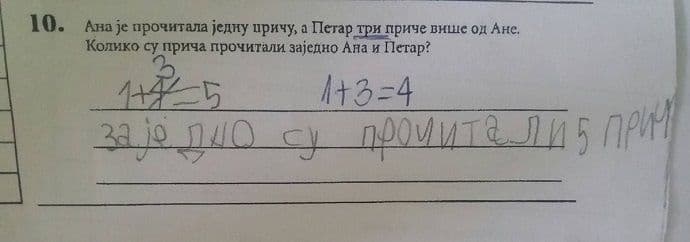 Ovaj zadatak za đaka prvaka rješavaju svi Ovaj zadatak za đaka prvaka rješavaju svi