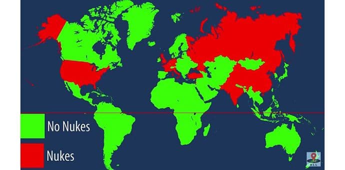 Mapa nuklearnih bombi: Koja nam je najbliža? Mapa nuklearnih bombi: Koja nam je najbliža?