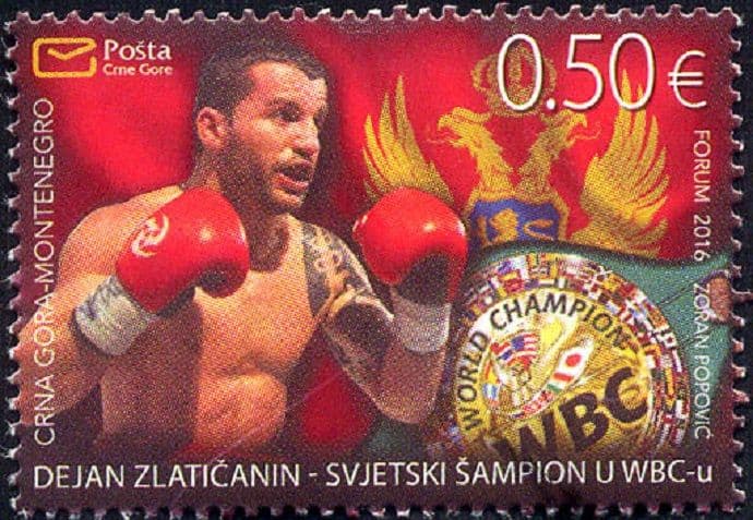 Pošta Crne Gore: Marka sa likom Dejana Zlatičanina (FOTO) Pošta Crne Gore: Marka sa likom Dejana Zlatičanina (FOTO)