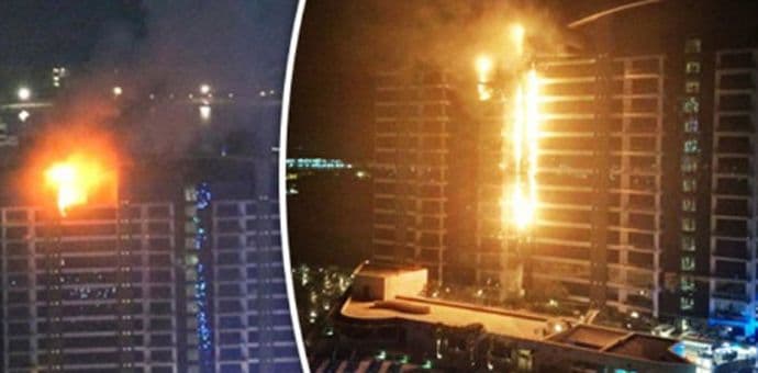 Gori luksuzna zgrada u Dubaiju Gori luksuzna zgrada u Dubaiju