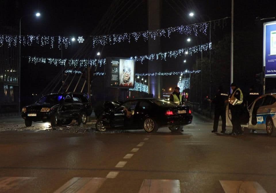 PODGORICA: Udes kod mosta "Milenijum" PODGORICA: Udes kod mosta "Milenijum"