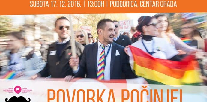 Montenegro Prajd sjutra u Podgorici Montenegro Prajd sjutra u Podgorici