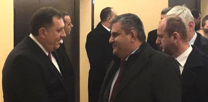 Radunović i Knežević kod Dodika na proslavi Radunović i Knežević kod Dodika na proslavi