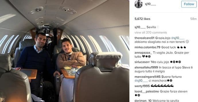 Jovetić otputovao za Andaluziju i potvrdio: U Sevilji do kraja sezone Jovetić otputovao za Andaluziju i potvrdio: U Sevilji do kraja sezone