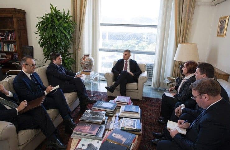 Brajović u Rimu: Italija nastavlja da podržava Crnu Goru Brajović u Rimu: Italija nastavlja da podržava Crnu Goru