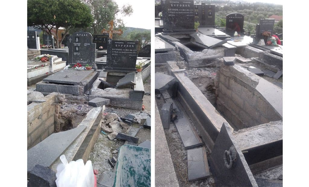 Eksploziv na barskom groblju bio namijenjen Jovu Đuroviću? Eksploziv na barskom groblju bio namijenjen Jovu Đuroviću?