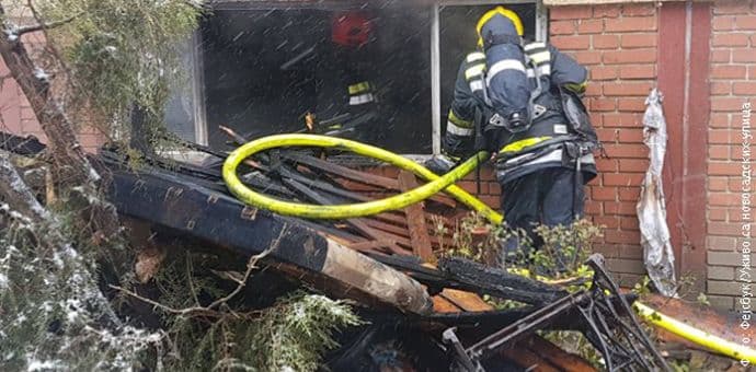 Požar u Novom Sadu, stradao muškarac Požar u Novom Sadu, stradao muškarac