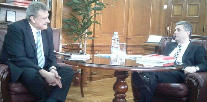 Nuhodžić sa ambasadorima Slovenije i Palestine: Nastavak dobre saradnje Nuhodžić sa ambasadorima Slovenije i Palestine: Nastavak dobre saradnje