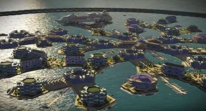 Plutajući grad: Rješenje za "novo društvo" (video) Plutajući grad: Rješenje za "novo društvo" (video)