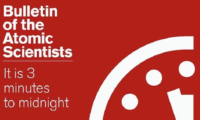 Sat apokalipse pomaknut unaprijed za 30 sekundi Sat apokalipse pomaknut unaprijed za 30 sekundi